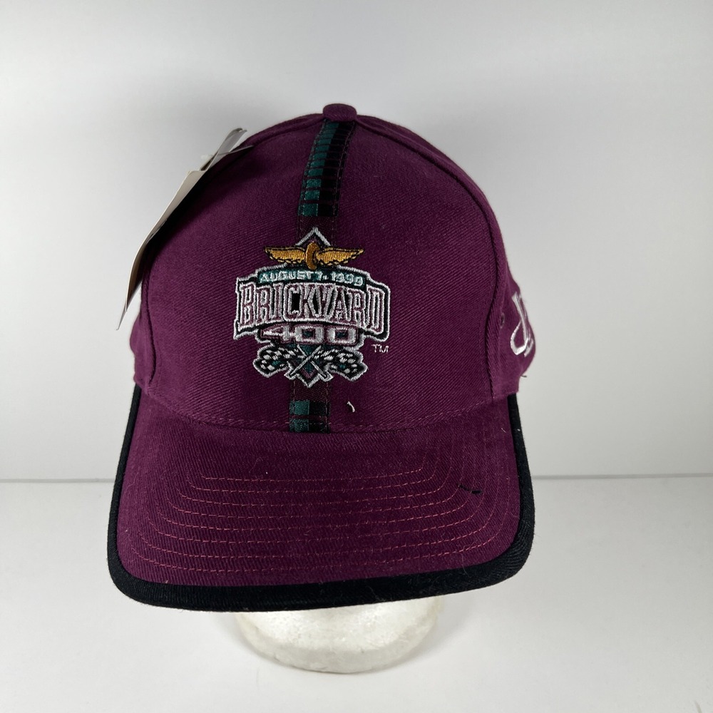 1999 Brickyard 400 Logo Athletic Twill Snapback Cap Hat Mulitcolor NWT‎ OSFA